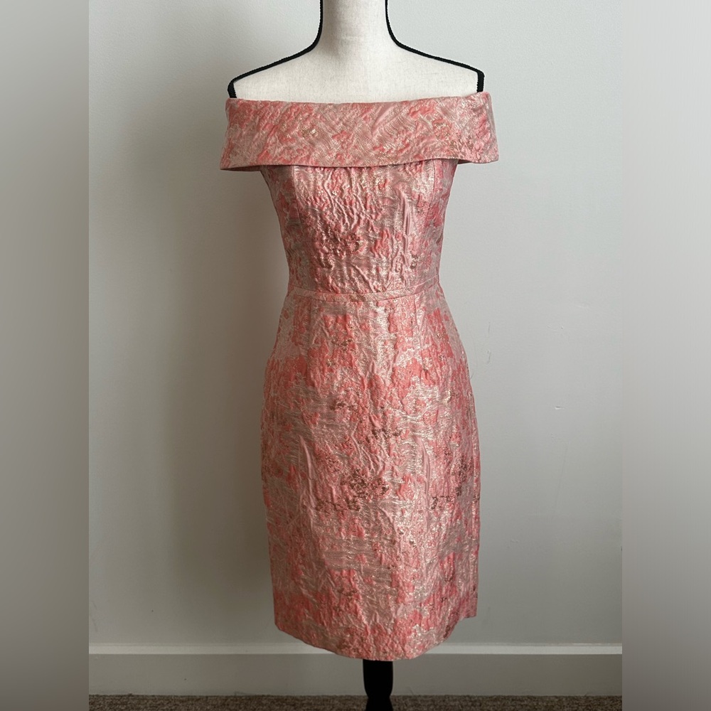 Calvin Klein off the shoulder dress